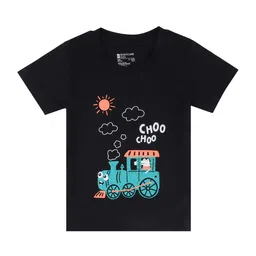 Bodycare Kids Infants Boys Printed Cotton T-shirt-49