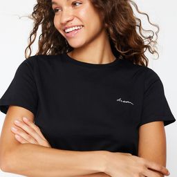 Trendyol Round Neck Short Sleeves Cotton T-shirt-image-89