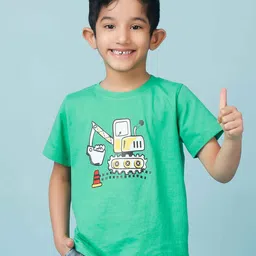 Knitting Doodles Boys Graphic Printed Cotton T-shirt-image-60