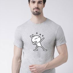 Friskers Men Grey Printed T-shirt-image-87