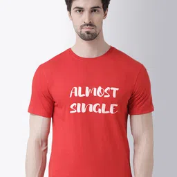 Friskers Men Red & desire Typography Printed Applique T-shirt-picture-41