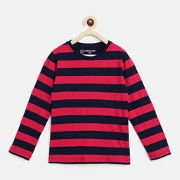Campana Boys Striped Long Sleeves Cotton T-shirt-image-34