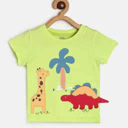 MINI KLUB Boys Printed Round Neck Cotton T-shirt-image-89