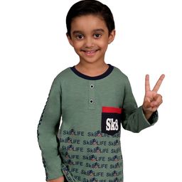 3PIN Boys Typography Printed Cotton T-shirt-image-29