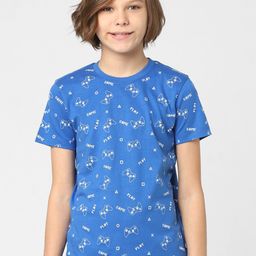 Jack & Jones Junior Boys Blue Printed T-shirt-picture-10