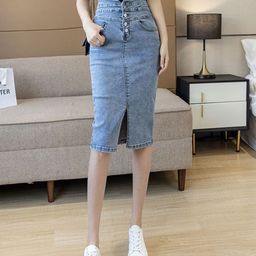StyleCast Women Knee Length Straight Skirt-image-11