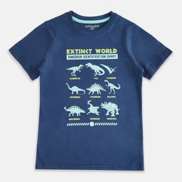 Pantaloons Junior Boys Printed Cotton T-shirt-picture-2