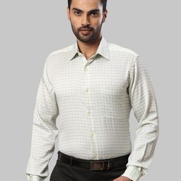 Raymond Men Checked Cotton Formal Shirt-image-30