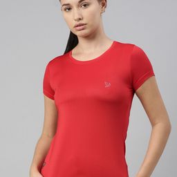 TWIN BIRDS Women Red Slim Fit T-shirt-picture-10