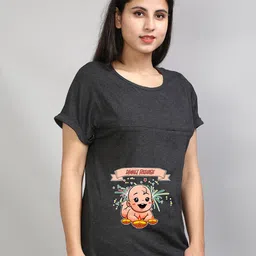 SillyBoom Graphic Printed Feeding T shirt-image-69