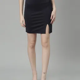 SHOWOFF Pencil Above Knee Skirt-picture-53