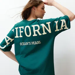 Trendyol Typography Printed Round Neck T-shirt-image-93