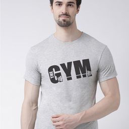 Friskers Men Grey Typography Printed Applique T-shirt-image-67