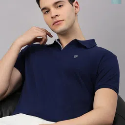 Lux Cozi Pack Of 2 Polo Collar Short Sleeves Cotton Lounge T-shirts-image-21