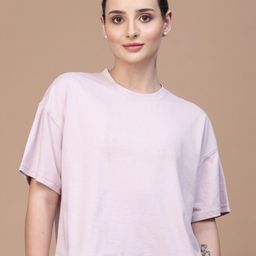 Strong And Brave Round Neck Drop-Shoulder Sleeves Boxy Fit Odour Free Cotton T-shirt-87