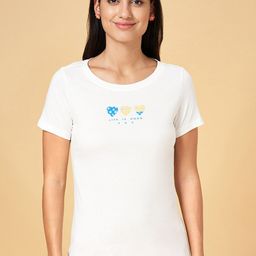 Honey by Pantaloons Round Neck Cotton Regular T-shirt-image-82