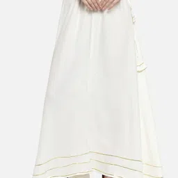 Moda Rapido Gota Patti-Detail Flared Ethnic Maxi Skirt-image-42