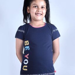 3PIN Girls Typography Printed Cotton T-shirt-picture-5