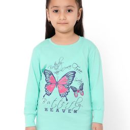 Bodycare Kids Girls Printed Cotton T-shirt-image-43