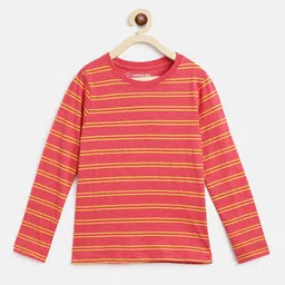 Campana Girls Striped Long Sleeve Cotton T-shirt-image-19