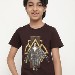 Octave Boys Black Adam Printed Cotton T-shirt-picture-9