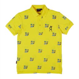 Gini and Jony Boys Conversational Printed Polo Collar Cotton T-shirt-80