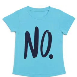 DOOR74 Kids Typography Printed Cotton T-shirt-picture-12