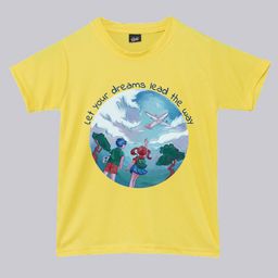 RISH Kids Printed Loose Dry Fit Round Neck Short Sleeves T-shirt-image-45