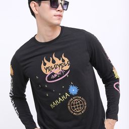 HIGHLANDER Men Typography Printed Slim Fit T-shirt-picture-45