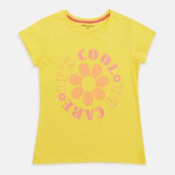 Pantaloons Junior Girls Typography Printed Cotton T-shirt-picture-18