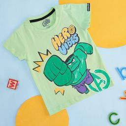 Pantaloons Baby Boys Hulk Printed Cotton T-shirt-picture-11