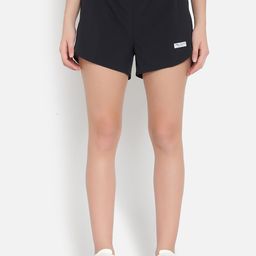 Anta Women Black Running Sports Shorts-picture-36
