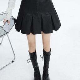 LULU & SKY High-waist A-Line Skirts-14