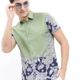 KETCH Men Slim Fit Floral Printed Casual Shirt-picture-34