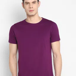appulse Round Neck Cotton Regular Fit T-shirt-image-13