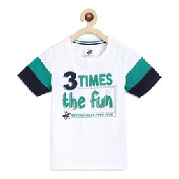 Beverly Hills Polo Club Boys Typography Printed T-shirt-image-69