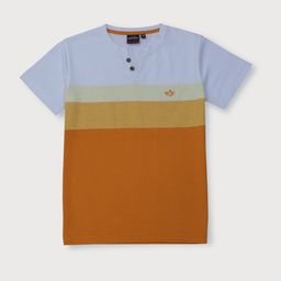 Gini and Jony Boys Colourblocked Cotton T-Shirt-image-85