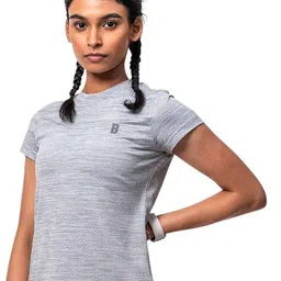 Baller Athletik Women Round Neck Short Sleeves Training Or Gym Sports Boost T-shirt-image-5