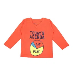 Bodycare Kids Infants Boys Typography Printed V-Neck Cotton T-shirt-picture-29