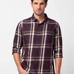 SPYKAR Men Tartan Checked Casual Shirt-image-35