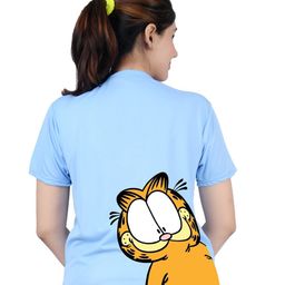TAJNAN Graphic Printed Round Neck Short Sleeves Cotton T-shirt-image-87