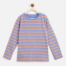 Campana Boys Striped Long Sleeve Cotton T-shirt-image-68
