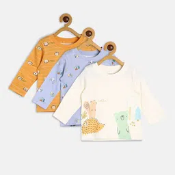 MINI KLUB Boys Multicoloured Typography 3 Printed Organic Cotton T-shirt-picture-53