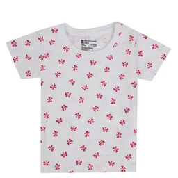 Bodycare Kids Girls Conversational Printed Cotton T-shirt-38