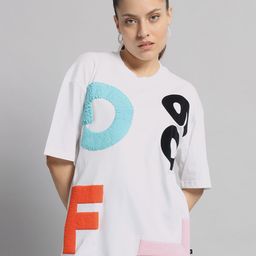 GRIFFEL Typography Printed Cotton Oversized T-shirt-image-67