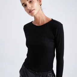 DeFacto Women Back Styled T-shirt-image-28