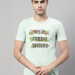 VIMAL JONNEY Typography Printed Cotton T-shirt-image-29