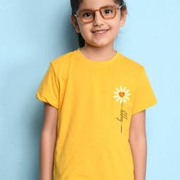 NUSYL Girls Printed Round Neck T-shirt-picture-17