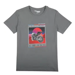 Gini and Jony Boys Graphic Printed Cotton T-shirt-66
