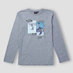 Gini and Jony Boys Graphic Printed Cotton T-shirt-image-83